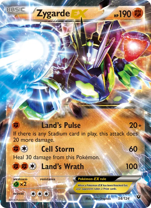 Zygarde EX card