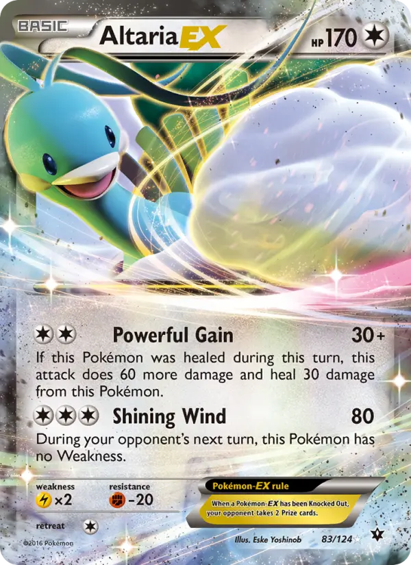 Altaria EX Pokémon card
