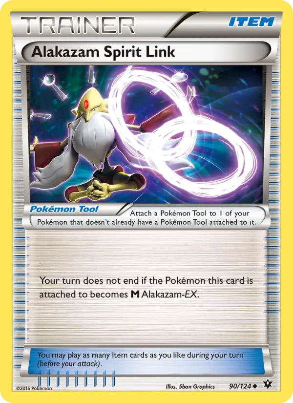 Alakazam Spirit Link Pokémon card