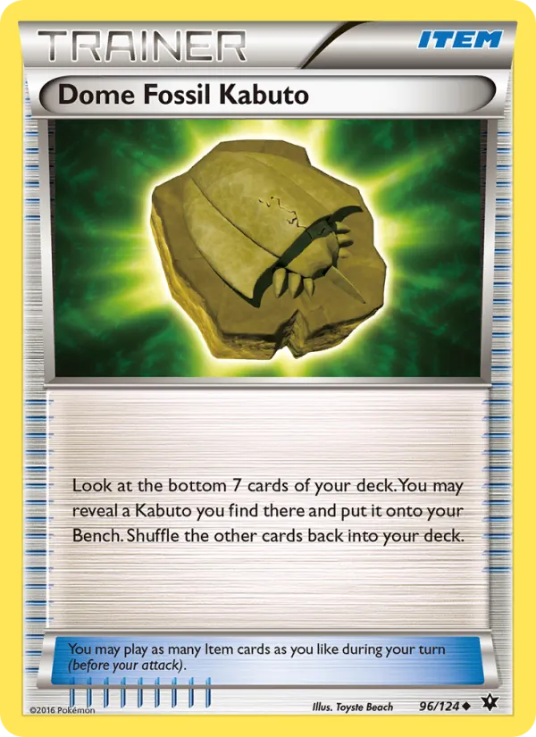 Dome Fossil Kabuto card