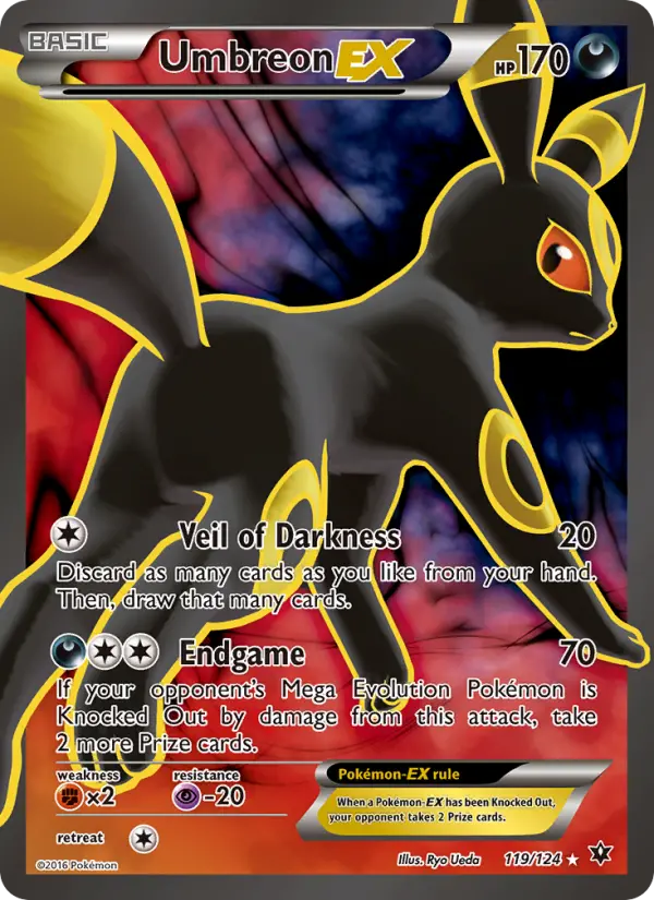 Umbreon EX Pokémon card