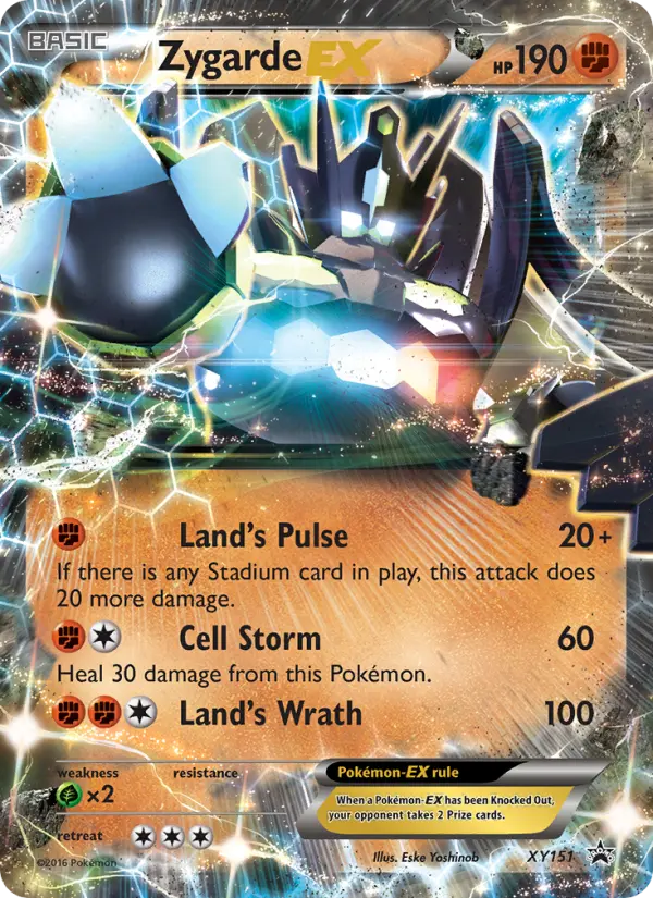 Zygarde EX Pokémon card