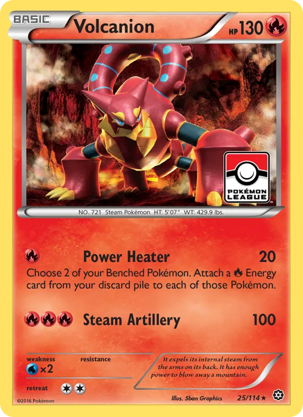 Volcanion card
