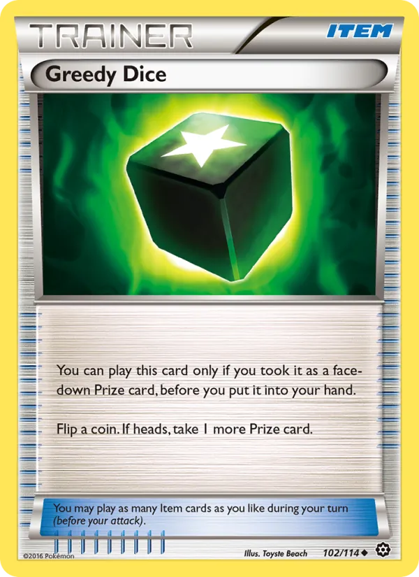 Greedy Dice card