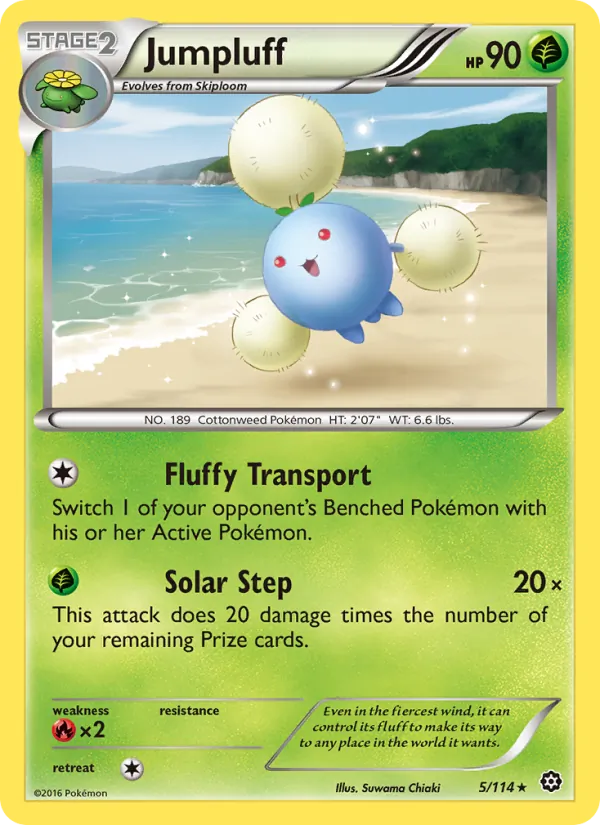 Jumpluff Pokémon card