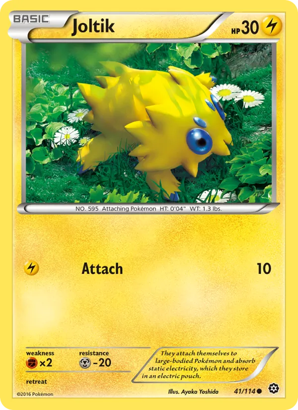 Joltik Pokémon card