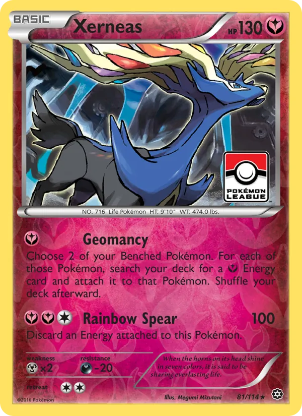 Xerneas BREAK Pokémon card