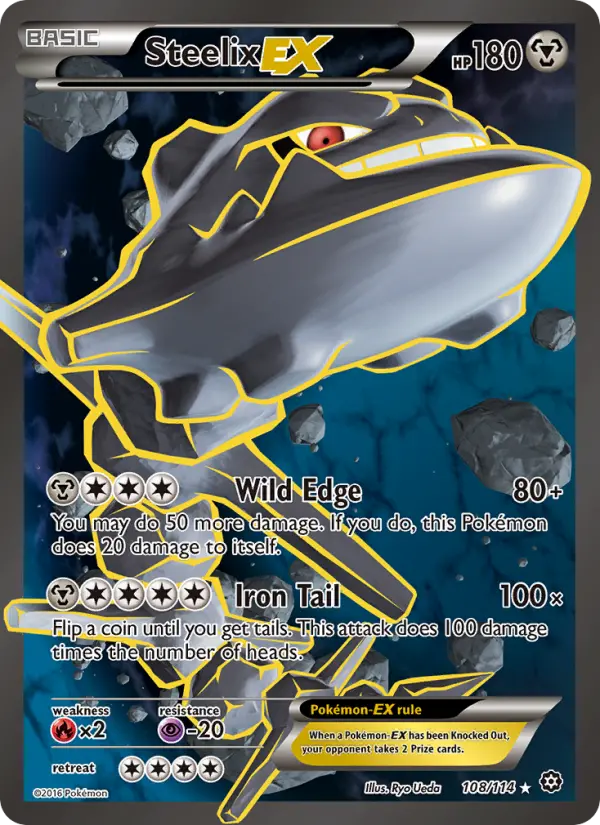 Steelix EX Pokémon card