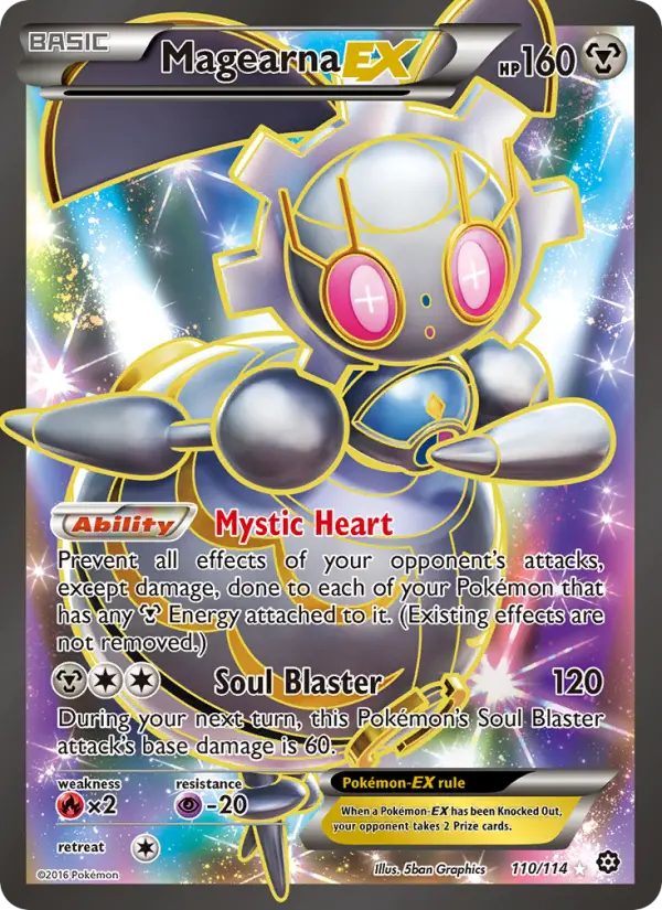 Magearna EX Pokémon card