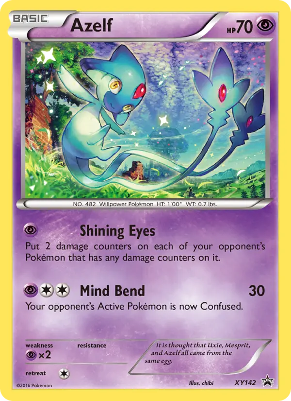 Azelf Pokémon card
