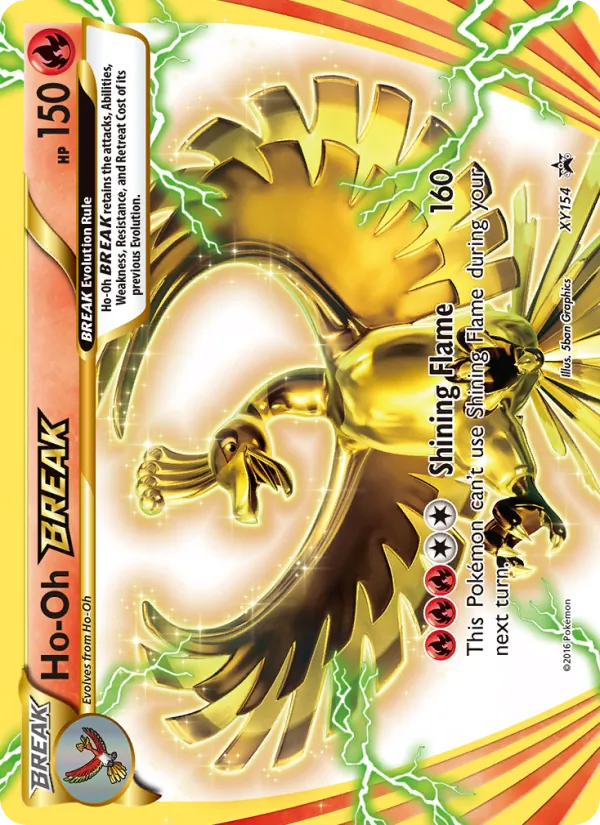 Ho-Oh BREAK Pokémon card