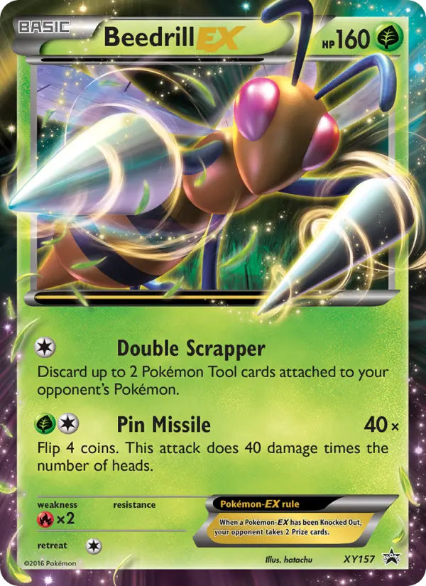 Beedrill EX Pokémon card