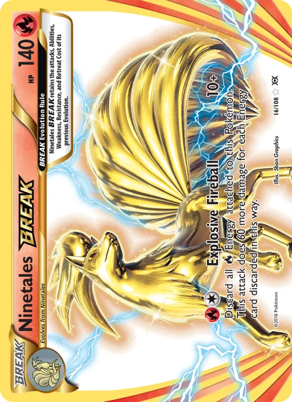 Ninetales BREAK Pokémon card