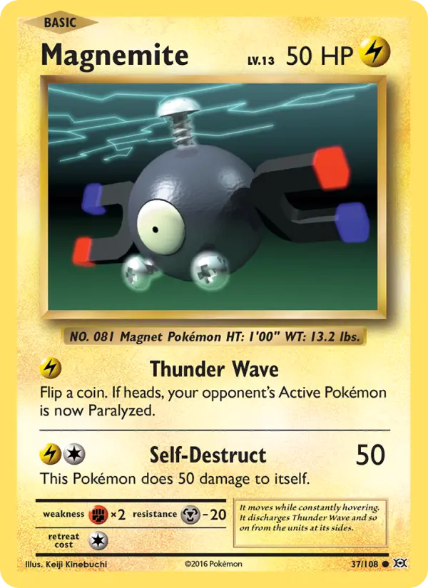 Magnemite Pokémon card