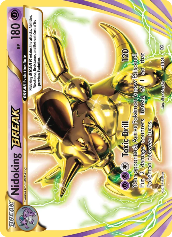 Nidoking BREAK Pokémon card