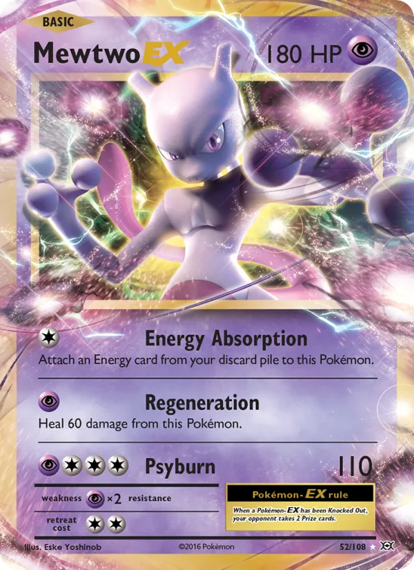 Mewtwo EX Pokémon card