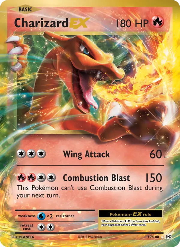 Charizard EX Pokémon card