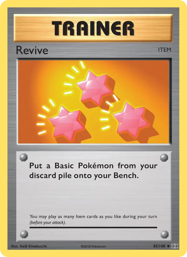 Revive Pokémon card