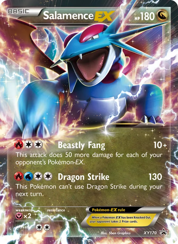 Salamence EX Pokémon card