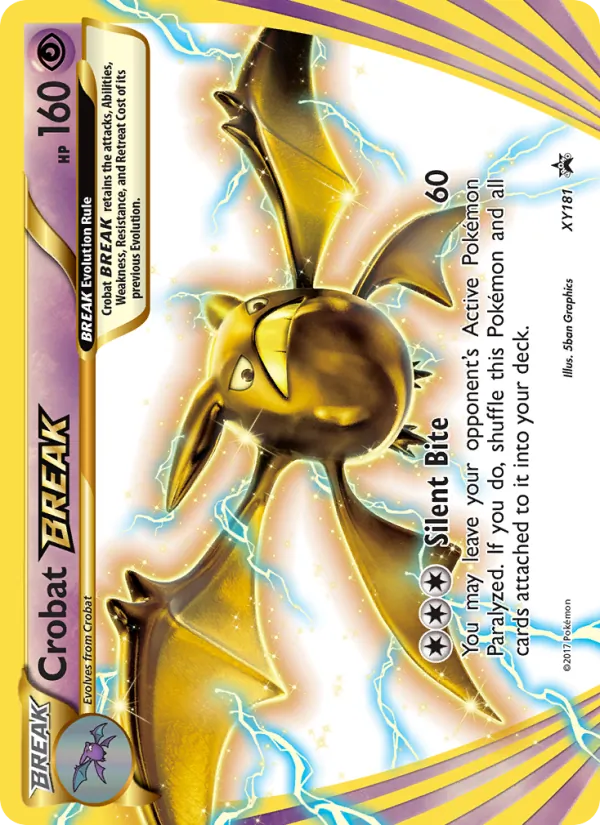 Crobat BREAK Pokémon card
