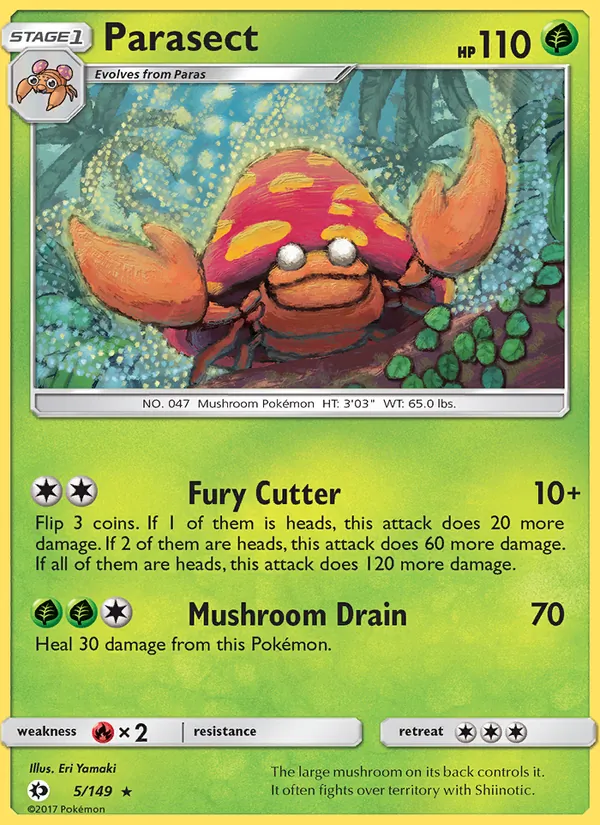 Parasect card