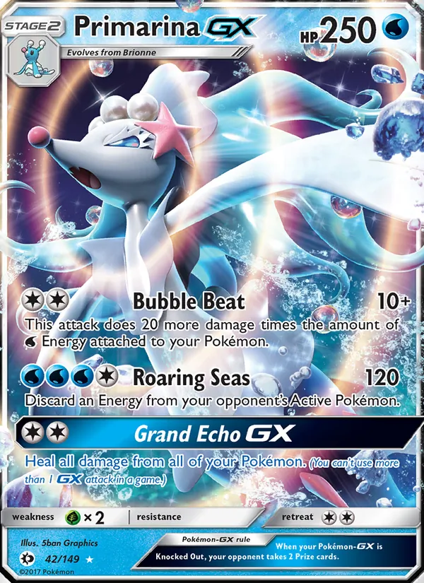 Primarina GX card