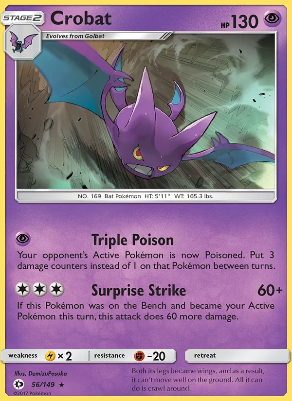 Crobat Pokémon card