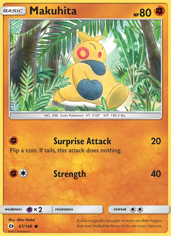 Makuhita card