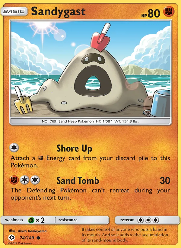 Sandygast card