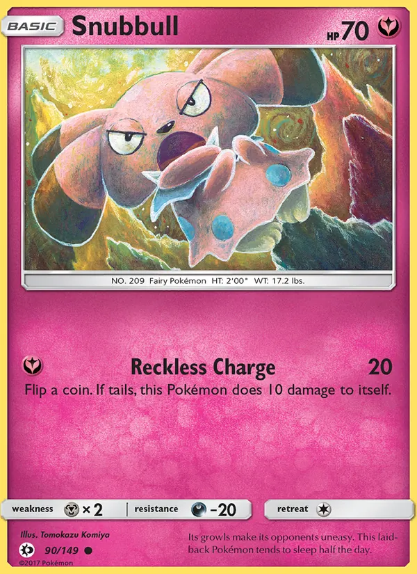 Snubbull Pokémon card