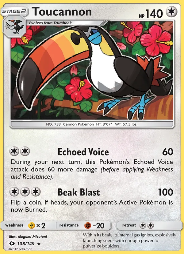 Toucannon card