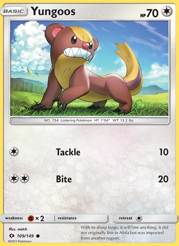 Yungoos card