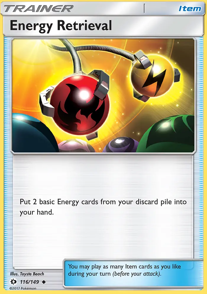 Energy Retrieval Pokémon card