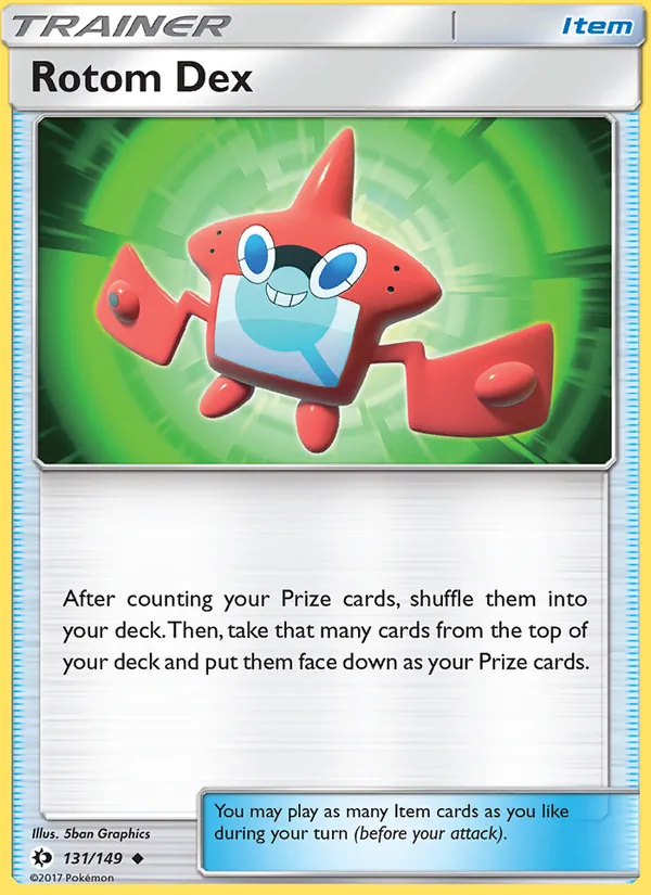 Rotom Dex card