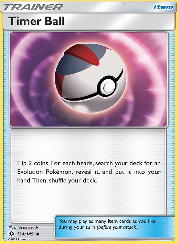 Timer Ball card