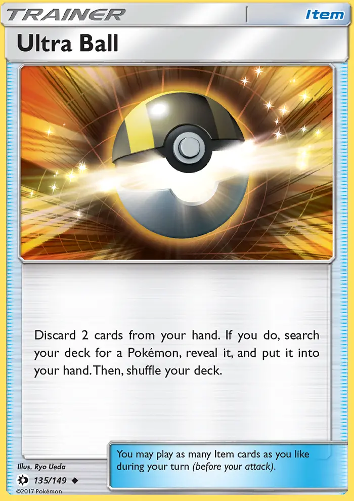 Ultra Ball Pokémon card