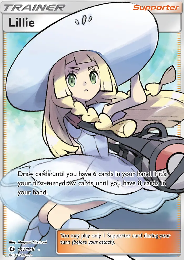 Lillie Pokémon card