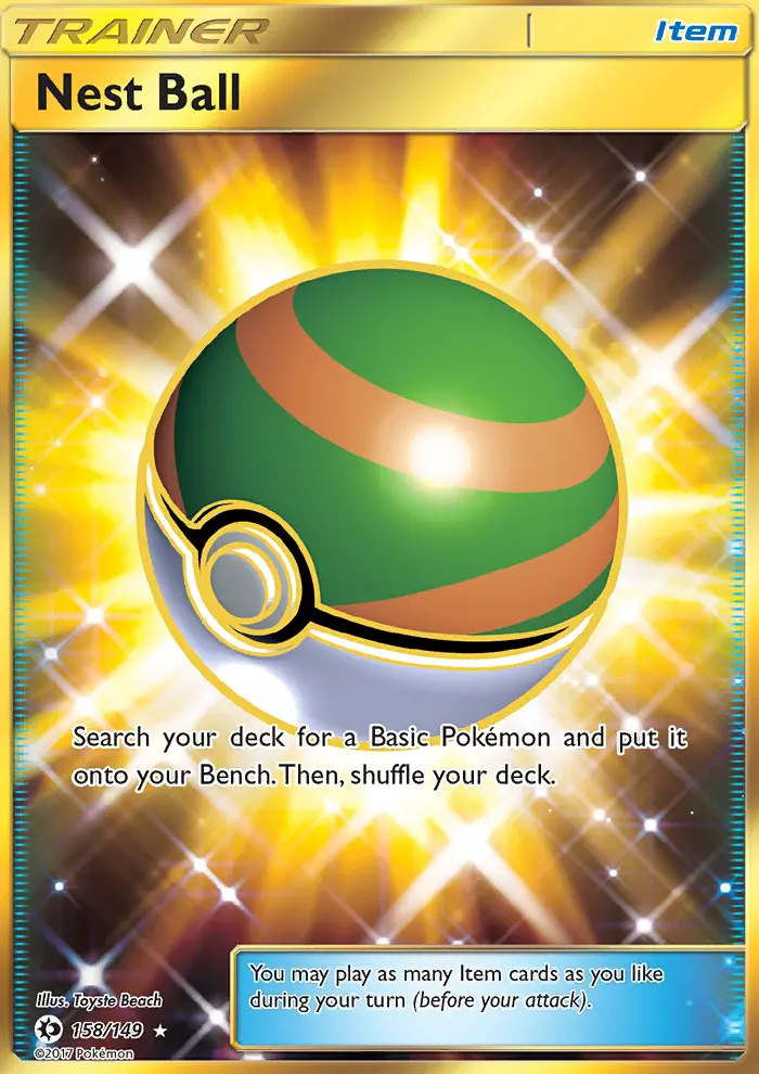 Nest Ball Pokémon card