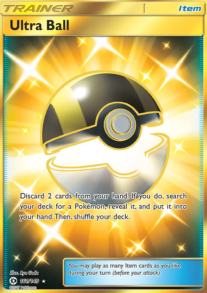 Ultra Ball Pokémon card