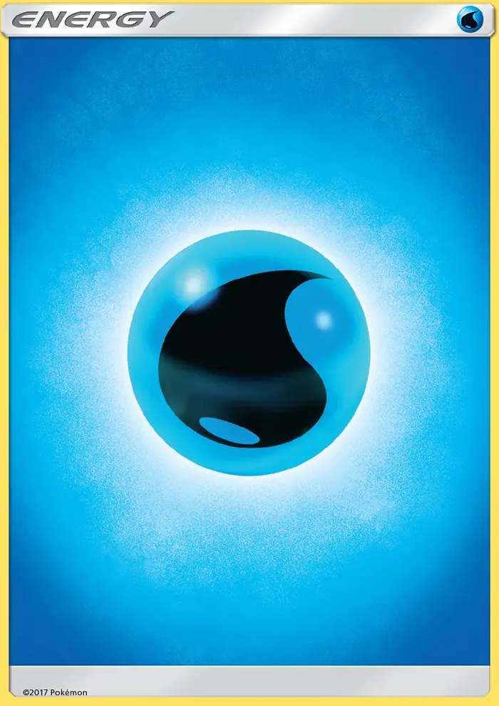 Water Energy Pokémon card