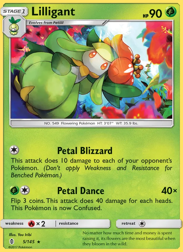 Lilligant Pokémon card