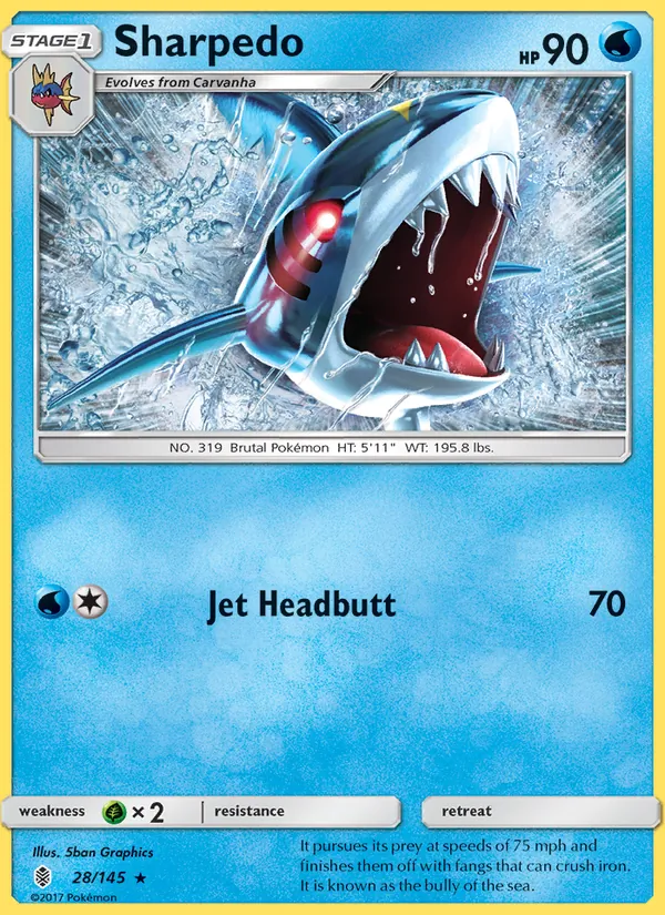 Sharpedo card