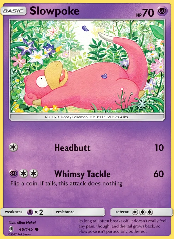Slowpoke Pokémon card