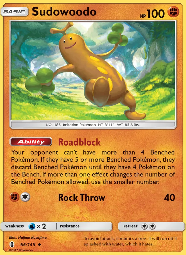 Sudowoodo card