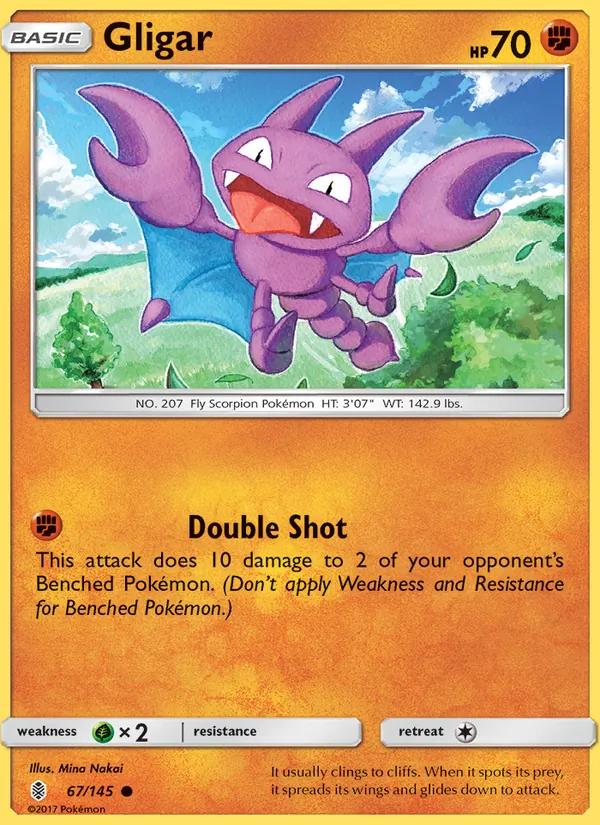 Gligar Pokémon card