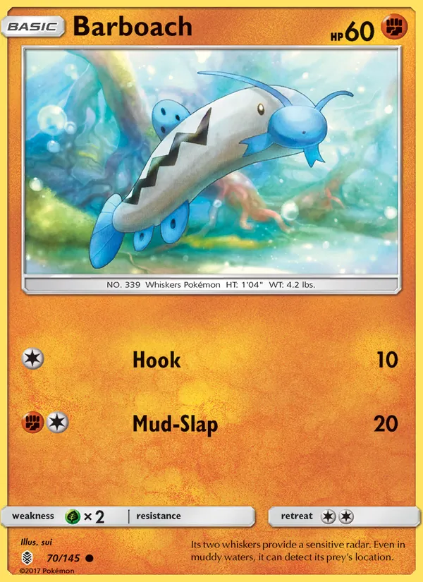 Barboach Pokémon card