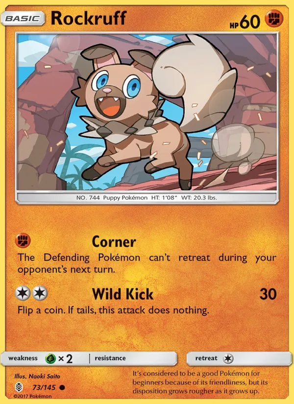 Rockruff card