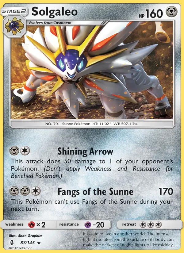 Solgaleo card