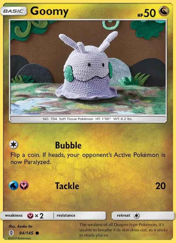 Goomy Pokémon card