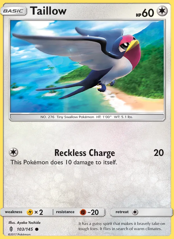 Taillow card